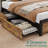 Clarisha Panel Storage Bed