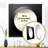 Laline - Black And Gold Vinyl Serenade II Music Square Mirror For Wall Art Decor-1919628932