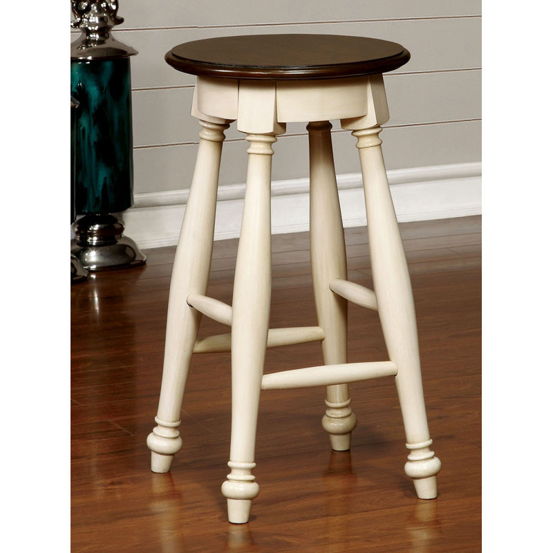 Kristasia Counter Stool, Off White