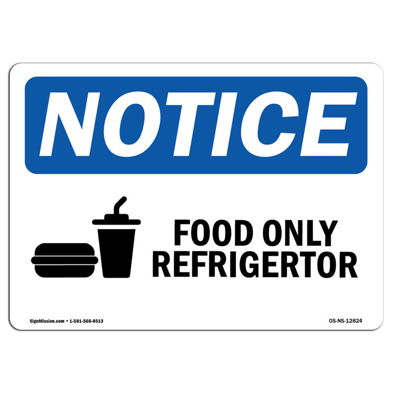 Plaque en aluminium pour réfrigérateur 18 x 24, H 12 po x l 18 po x P 0,1 po