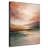 Extra Large Wall Art Fabric Print - Soft Pastel Sunset Landscape with Reflective River for Bedroom - "Frame Assembly Required (Unfinished Frame)"-124792205