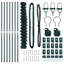 Vidaxl Chain Link Fence With 7 Posts Galvanised Steel-114858443-114858438