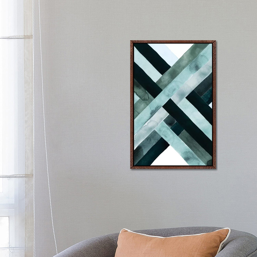 Watercolor Weave II von Grace Popp - Galerie- Giclée auf Leinwand