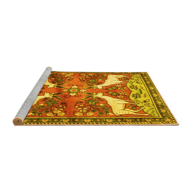 Washable Animal Print Indoor Rug, Square 8'