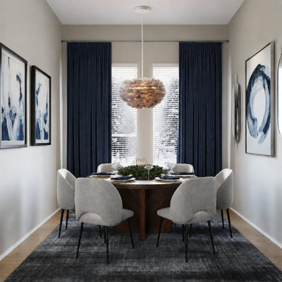 Manrique Eclectic 1 Light Goose Feather Chandelier