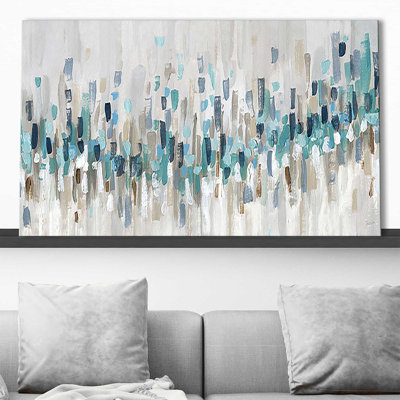 «Blue Staccato» par Katrina Craven - Peinture