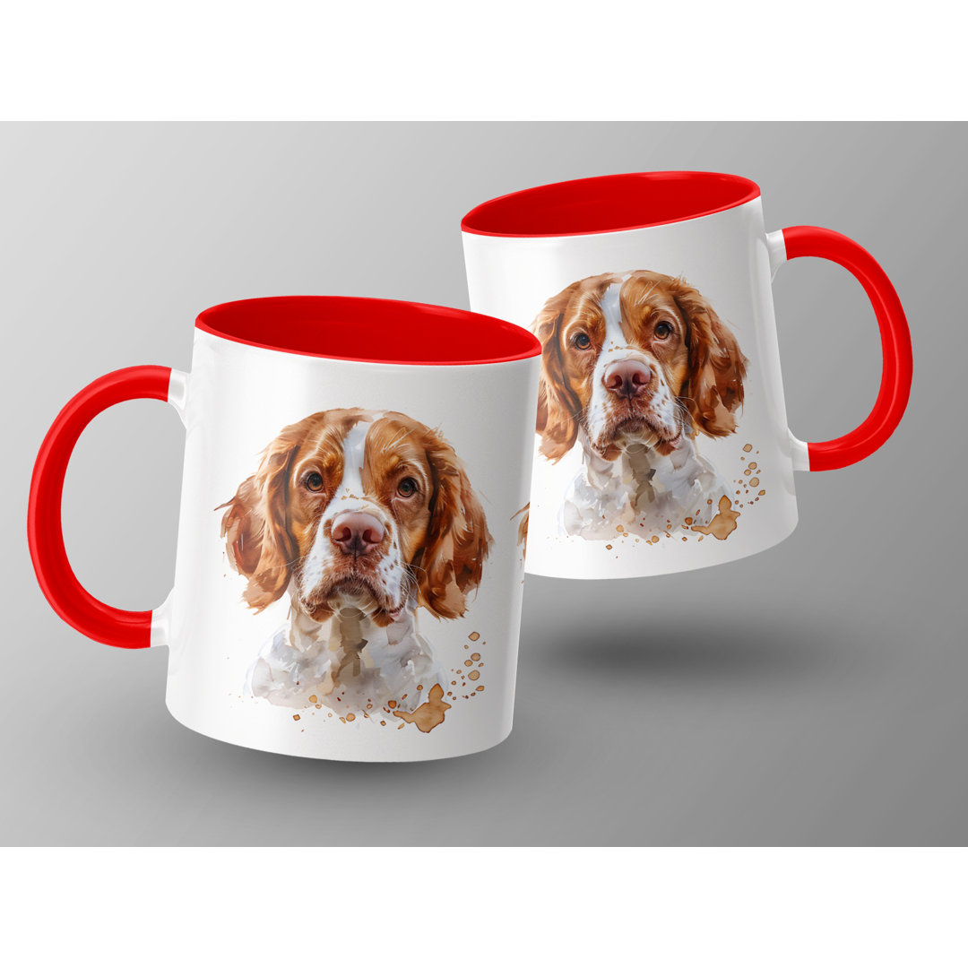 Watercolor Springer Spaniel Design 11oz Coffee Mug