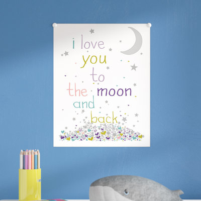 Impression sur papier Jeri I Love You to the Moon and Back