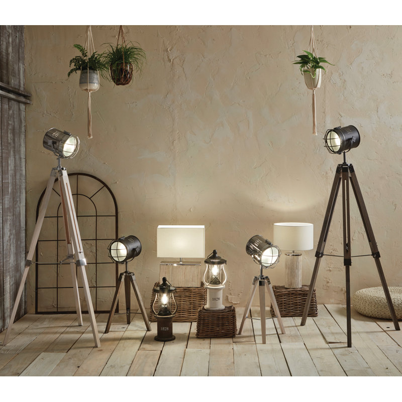 Barreiro 139cm White Tripod Floor Lamp