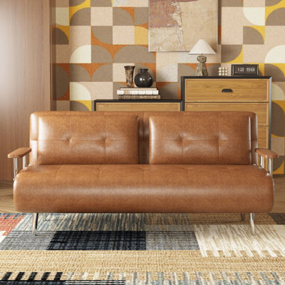 Fauteuil convertible en cuir synthétique Boneless