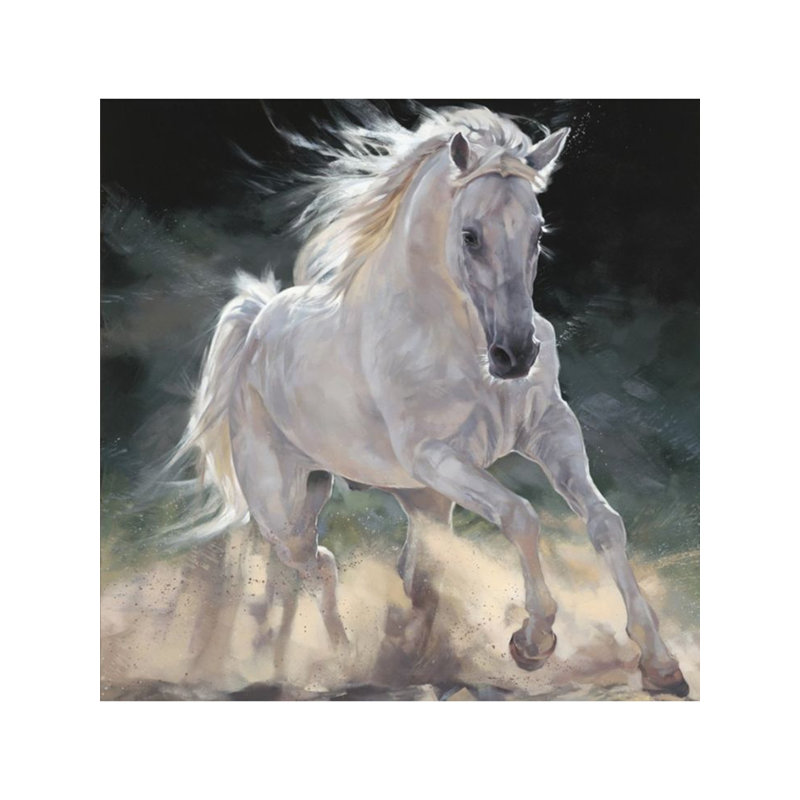 Cheval rapide | Acrylique sur toile | Par Anant Roop Art Studio