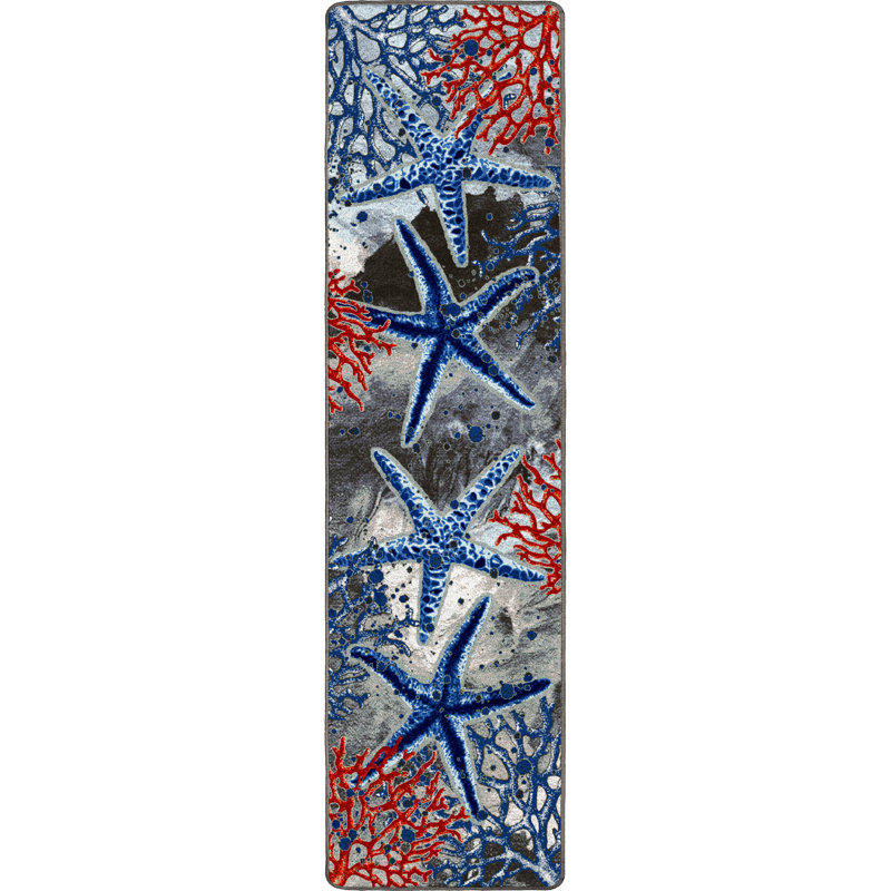 Aziz Abstract Indoor Rug, Runner 2' x 8'