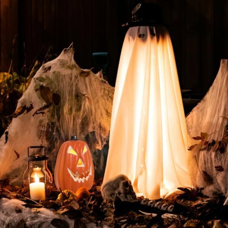 Halloween, lanterne à tête de citrouille, lanterne, crâne, lumière décorative pour l'intérieur et l'extérieur