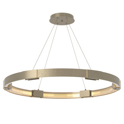 Lustre unique en forme de roue à DEL à 12 lumières Aura