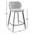 Granger Upholstered Counter Stool with Metal Frame-856091854-856091855