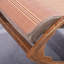 Chaise berçante classique en acajou