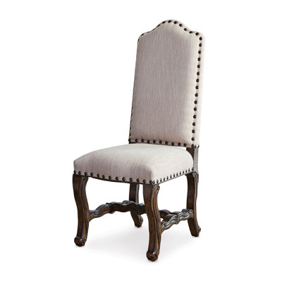 Chaise d'appoint rembourrée en tissu Florence en gris