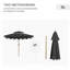 Parasol de patio 9 pi Outsunny-82435192