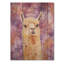 «Expressive Whispers Of Alpaca II», art mural traditionnel sur bois de pin naturel-1990802629