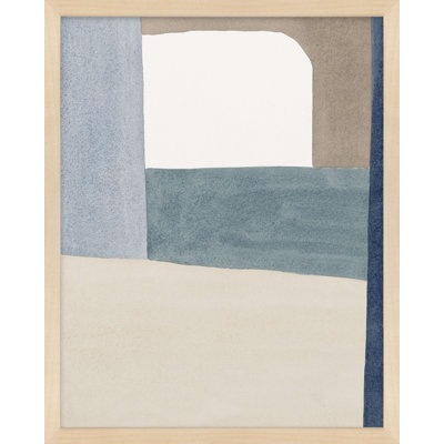 The Balance of Taupe and Indigo 1 Print