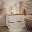 50cm W Manufactured Wood Bedside Table