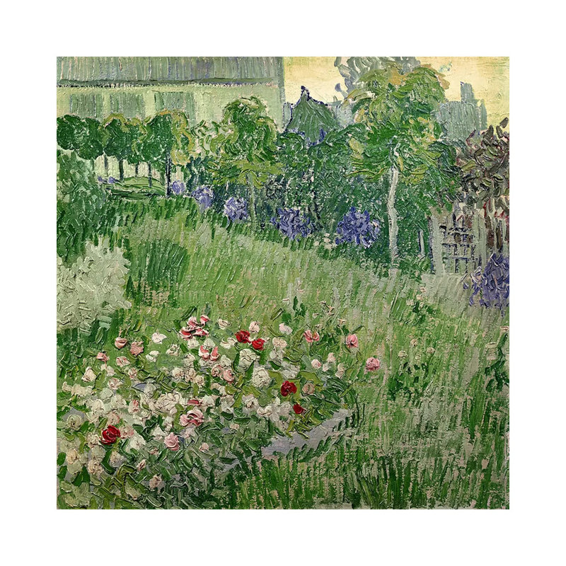 Jardin de Daubigny, 1890 - Giclée sur toile tendue avec châssis