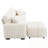 L-Shaped Sectional Sofa With Movable Ottoman-770366728