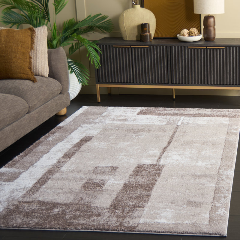 Northport Performance Abstract Rug, Rectangle 5'3" x 7'6"