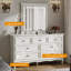 Commode 7 tiroirs avec miroir