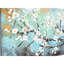 47 po x 27 po, peinture sur toile lime inspirée de paysages peints à la main sans cadre, chef-d'œuvre pour le printemps