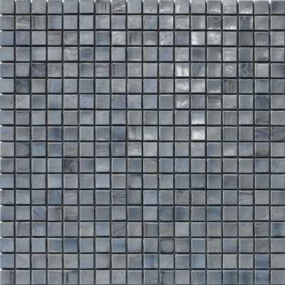 Titanium 3 5/8" x 5/8" Glass Mosaic
