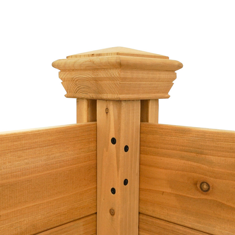 4ft H x 4ft W Cedar Wood Privacy Screen Kit