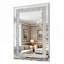 Grand miroir suspendu en cristal Crystal Diamond