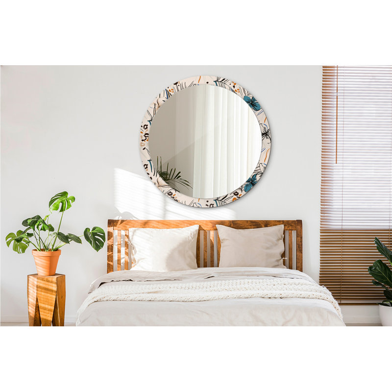 Huldar Glass Flat Wall Mirror