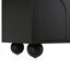 Meuble télé avec portes arquées et 2 tiroirs, console média minimaliste-2014503151