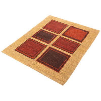 Natural Red Tapestry Kilim 4'10" x 6'5"