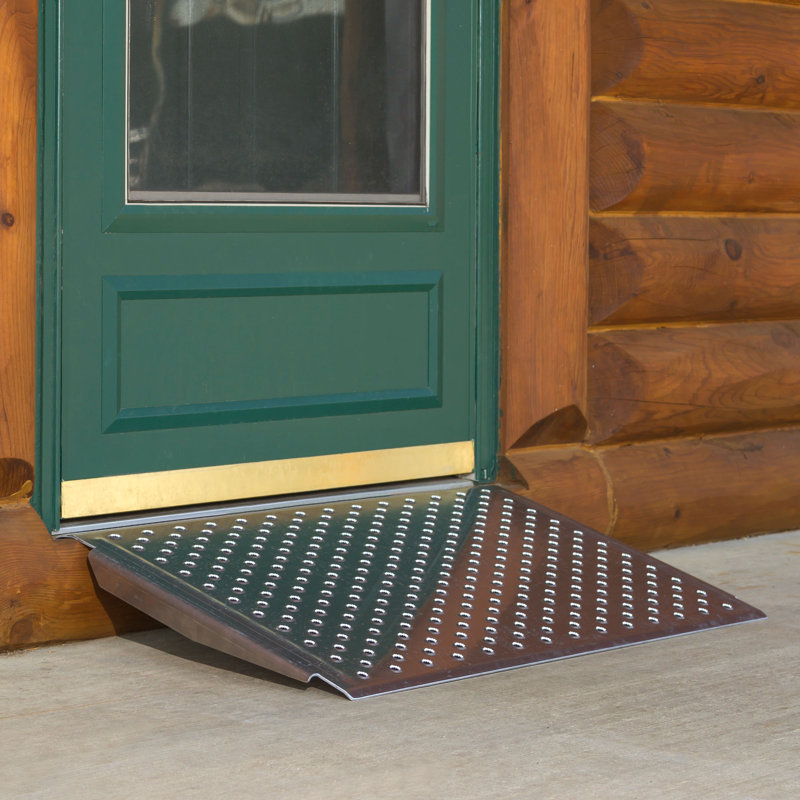 Silver Spring Metal Threshold Ramp, 24" H x 36" W x 24" L