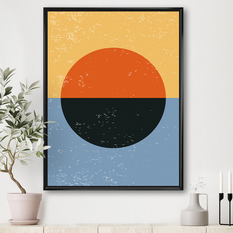 «Minimal Geometric Compostions of Elementary Forms VII», reproduction d'impression sur toile, H 40 po x l 30 po x 1,5 po