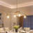 4-Light Modern Linear Sputnik Pendant