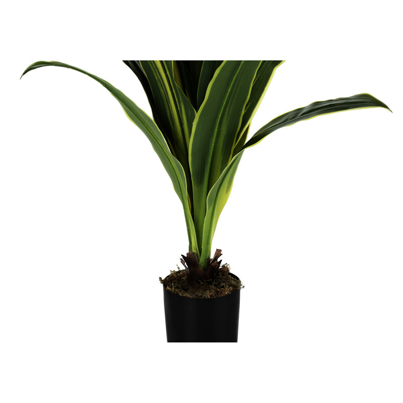 47 po de hauteur, artificiel - verdure avec feuilles dans un pot de 5 po