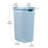  50L Slim Laundry Hamper, Clothes Basket, Lid, Plastic-49635342-111360883