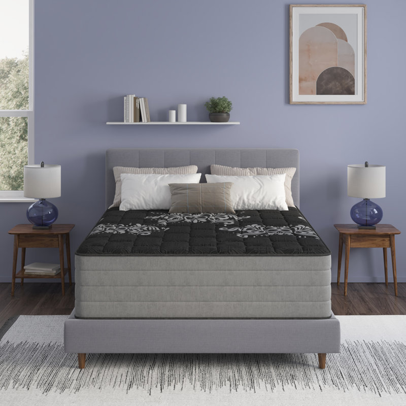 Très grand matelas matelassé robuste 14 po, Très grand lit