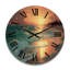 Horloge murale sable et bleu Caraïbes-1041362395
