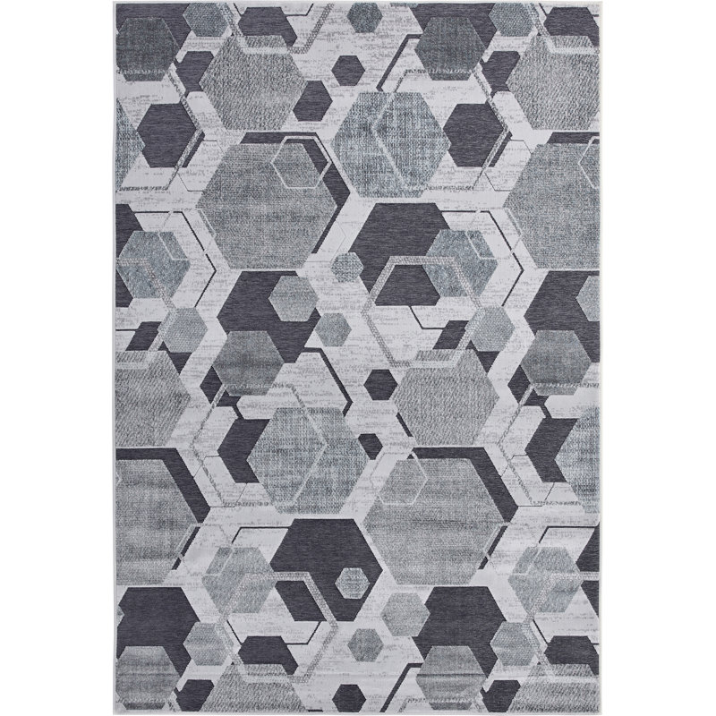 Mekhi Geometric Area Rug, Rectangle 200 x 290cm
