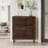 20 Pair Shoe Storage Cabinet With 2 Flip Drawers-1599598068