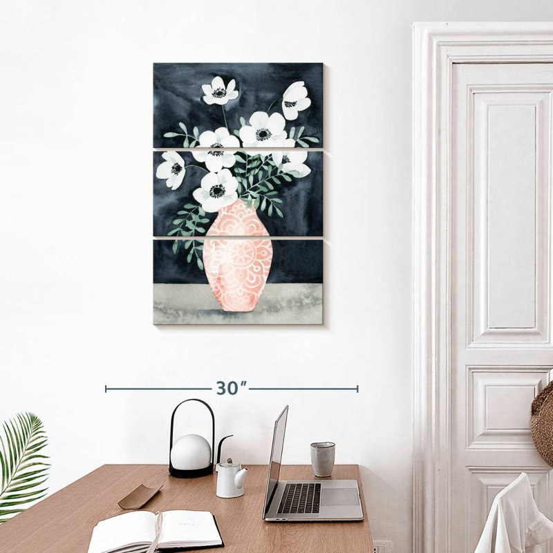 Harnek Nighttime Anemones I, H 32 po x l 20 po