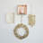 Antique Gold Iron Leaf Wreath