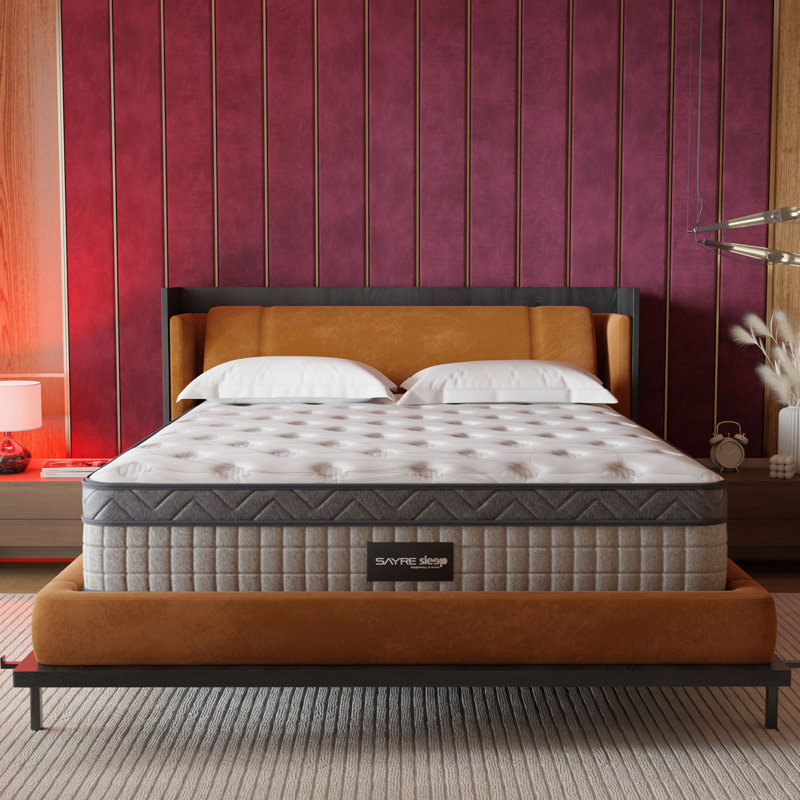Matelas en mousse viscoélastique hybride et rafraîchissante Rhuddlan Innerspring, Grand lit, 12"