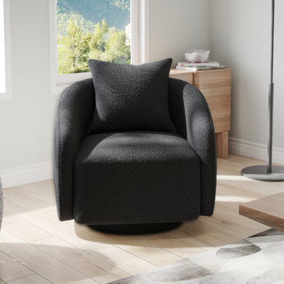 Chaises d'appoint modernes, structure en bois, fauteuil demi-tonneau pour le salon