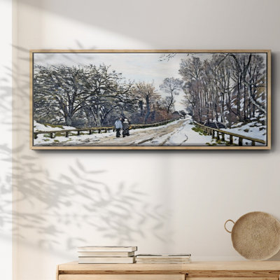 The Road to the Farm of Saint - Framed Canvas